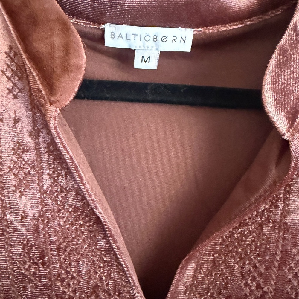 Baltic Born Copper Brown Velvet Maxi Dress - Picture 2 of 3